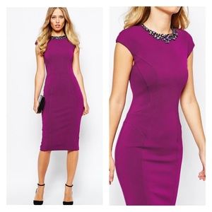 COPY - ✴️Ted baker dress dardee midi bodycon embellished